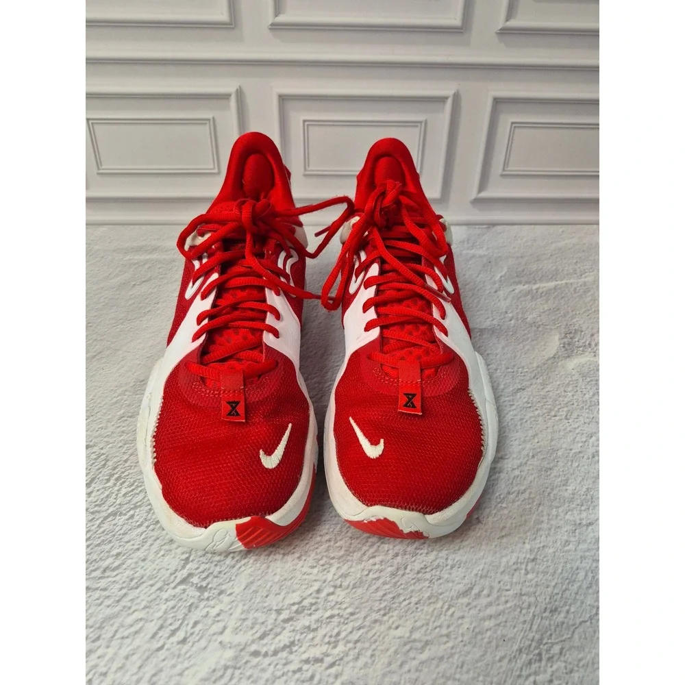 Nike PG 5 Team University Red White Basketball Shoes DA7758-600 Mens 8.5